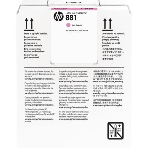 Картридж/ HP 881 5-Ltr Lt Mag Latex Ink Cartridge