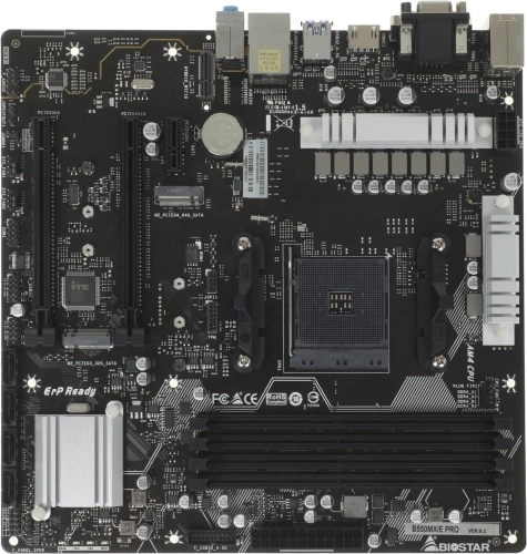 B550MX/ E PRO, Socket AM4, AMD B550, 2xDDR4-2933, D-SUB+DVI-D+HDMI, 2xPCI-Ex16, 1xPCI-Ex1, 4xSATA3(RAID 0/ 1/ 10), 2xM.2, 8 Ch Audio, GLan, WiFi, (2+4)xUSB2.0, (4+2)xUSB3.2, 1xPS/ 2, mATX, RTL, {20} (685130) (B550MX/E PRO) фото 6