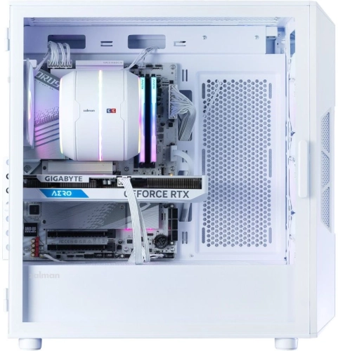 корпус ZALMAN i3 NEO V2, ATX, WHITE, FRONT MESH, WINDOW, 2xCombo (3.5 or 2.5), 1x2.5, 1xUSB Type C, 1xUSB3.0, FRONT 3x120mm FRGB, REAR 1x120mm FRGB (I3 NEO V2 WHITE) фото 7