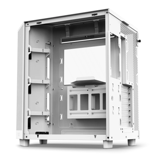 Корпус без блока питания/ Case NZXT H6 Flow, Midi-Tower, TG, 3x120mm, 2xUSB-A 3.2 + 1xUSB-C 3.2, ATX, mATX, mITX White (CC-H61FW-01) фото 6