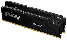 Память оперативная/ Kingston 64GB 6000MT/ s DDR5 CL36 DIMM (Kit of 2) FURY Beast Black (KF560C36BBE2K2-64)