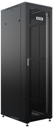 Шкаф серверный NTSS (NTSS-R42U6080PD/PD-BL) напольный 42U 600x800мм пер.дв.перфор. задн.дв.перфор. 900кг черный 710мм 96кг 1987мм IP20