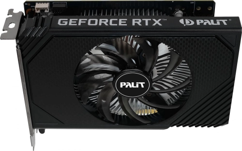 Видеокарта Palit PCI-E 4.0 RTX3050 STORMX OC NVIDIA GeForce RTX 3050 6Gb 96bit GDDR6 1042/ 14000 DVIx1 HDMIx1 DPx1 HDCP Ret (NE63050S18JE-1070F/1072F) фото 2