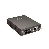 Конвертер/ Media Converter 1000Base-T port to 1000Base-LX, SC, Single-mode, 1310nm, 10KM (DMC-810SC/E)