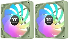 Вентилятор для корпуса Thermaltake CT120 Sync Matcha Reverse ARGB 120х120x25 зеленый 4-pin 31.2дБ (упак.:2шт) (CL-F200-PL12MG-A) Ret