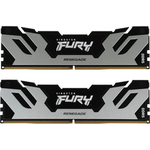 Модуль памяти Kingston 48GB DDR5 8800 FURY Renegade Silver RGB On-Die ECC CUDIMM CL42 kit 2*24gb (KF588CU42RSK2-48)