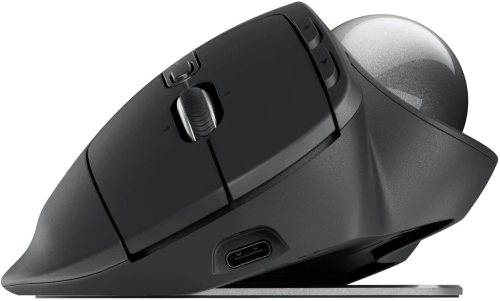 Трекбол Logitech Trackball MX Ergo S графитовый оптическая 2048dpi silent беспров. BT/Radio USB 8but (910-007263) фото 3