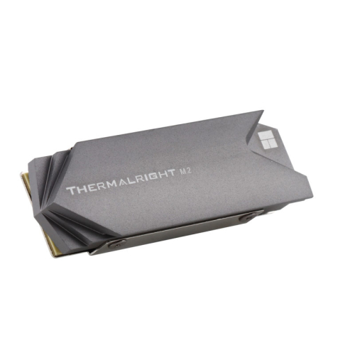 Радиатор к SSD/ SSD Cooler Thermalright M.2 2280 SSD (Radiator, Al, M.2 2280, 75x22.7x11.7mm, Silver/ Gray) (TR-M.2 2280 SSD)