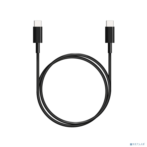 Bion Кабель для зарядки USB Type-C to Type-C (CM/CM), 3A, 60W, USB 2.0, 1м, черный [BXP-CCP-USBC-CMCM-1M-B]
