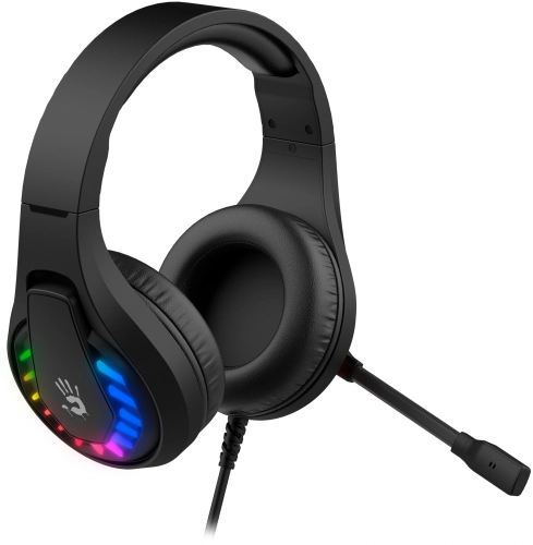 Наушники с микрофоном A4Tech Bloody G230 черный 2м накладные USB оголовье (G230) (G230#MLN) фото 5