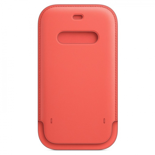 Чехол-конверт Apple MagSafe для iPhone 12 кожаный розовый цитрус (MHYA3ZE/A) фото 3