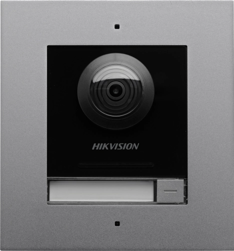 2Мп IP вызывная панель c ИК-подсветкой врезная 2 Мп камера типа Fish eye WDR BLC DNR H.264 Механическая кнопка вызова микрофон и динамик тревожные входы 4 1 RS-485 2 реле 1 RJ-45 10M/100M/1000M Ethern (DS-KD8003-IME1(B)/FLUSH)