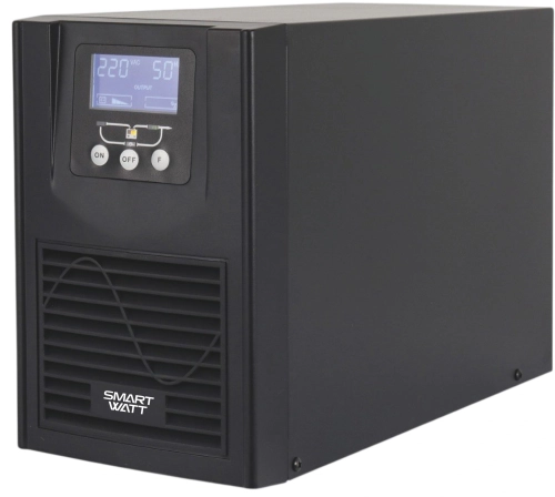 Источник бесперебойного питания Smartwatt IEC 1kVA 1000Вт 900ВА черный (3703020740002)