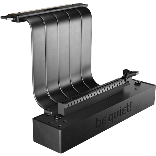 Кабель для корпуса/ Cable be quiet! RISER PCIe 4.0, 200mm, Black (BGA12)