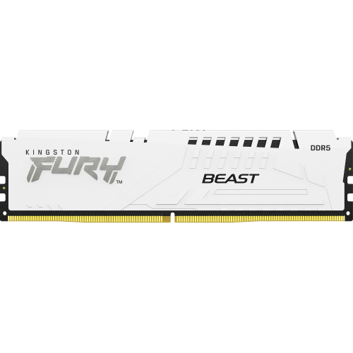 Модуль памяти DDR 5 DIMM 64Gb PC48000, 6000Mhz, Kingston FURY Beast White XMP CL30 (Kit of 2) (KF560C30BWK2-64)