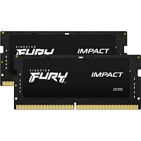 Модуль памяти SO-DIMM DDR 5 DIMM 32Gb PC48000, 6000Mhz, Kingston FURY Impact XMP CL38 (Kit of 2) (KF560S38IBK2-32)