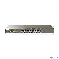 IP-COM G1124P-24-250W Коммутатор неуправляемый PoE, 24 порта, 24x1 Гбит/ с, PoE 24x30Вт (до 225Вт), установка в стойку
