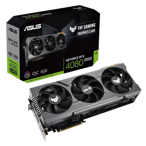 Видеокарта/ VGA ASUS NVIDIA GeForce TUF-RTX4080S-O16GGAMING 16GB, GDDR6X/256-bit, PCIe 4.0, 2xHDMI 2.1, 3xDP, 3.65-slot  90YV0KA0-M0NA00