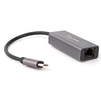 Кабель-переходник/ Кабель-переходник USB 3.1 Type-C -->RJ-45 1000Mbps Ethernet, Aluminum Shell, 0.15м Telecom <TU320M>