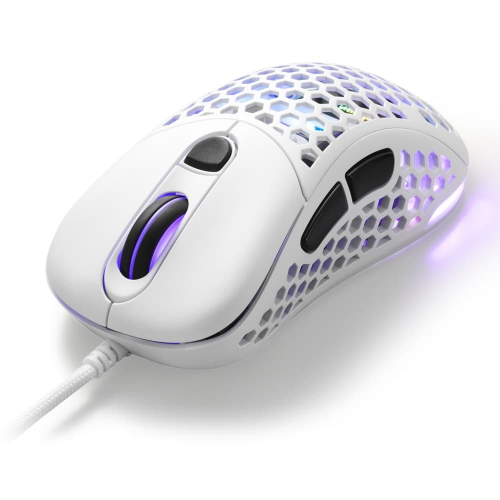 Игровая мышь Sharkoon Light2 200 USB RGB белая (LIGHT2-200-WHITE) фото 5
