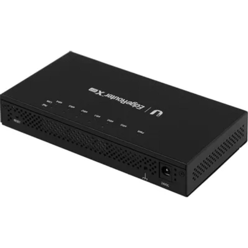 Маршрутизатор/ Compact but powerful router sporting (5) Gigabit RJ45 ports with passive PoE support and an SFP port (ER-X-SFP) фото 2