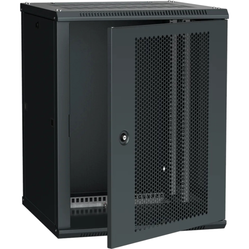 ITK Шкаф LINEA W 12U 600x600 мм дверь перфорированная, RAL9005 (LWR5-12U66-PF)