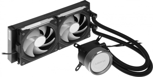 Система водяного охлаждения Lian-Li Galahad II Trinity 240 SL-INF ARGB Soc-AM5/AM4/1200/1700/1851 черный 4-pin 29dB Al+Cu Ret (G89.GA2T24INB.R0) фото 7