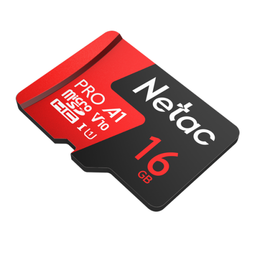 Флеш карта microSDHC 16GB Netac P500 PRO <NT02P500PRO-016G-R> (с SD адаптером) 100MB/ s