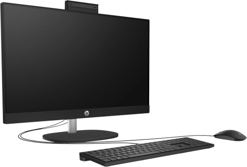 Моноблок HP 24-cr2053ci 23.8 Full HD U5 225U (1.7) 16Gb SSD512Gb Iris Xe без ОС GbitEth WiFi BT 90W клавиатура мышь Cam черный 1920x1080 (C84E2EA) фото 3