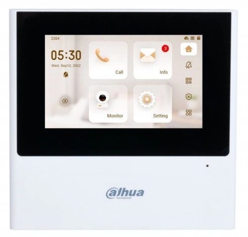 Видеодомофон DAHUA DHI-VTH2611L-WP, Dahua Wi-Fi Indoor Monitor