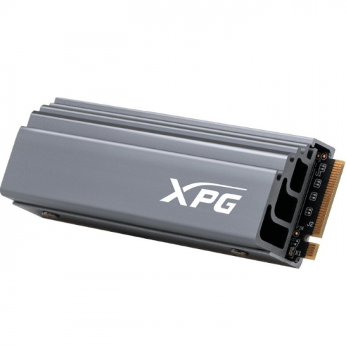 Твердотельный накопитель 2TB SSD A-DATA XPG Gammix S70, M.2 2280, PCI-E 4x4, R/W -7400/6400 MB/s, 3D-NAND TLC, w/heatsink (AGAMMIXS70-2T-C)