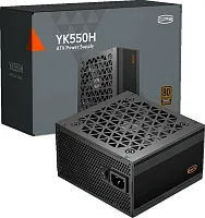 Блок питания PcCooler ATX 550W YK550H 80+ bronze (20+4pin) APFC 135mm fan 6xSATA RTL (P3-YK550H-B1HWBK1-EU)