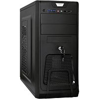 Exegate EX283215RUS Корпус Miditower ExeGate CP-603UB Black, ATX, , 2*USB+2*USB3.0, Audio, замок блокировки кнопки питания