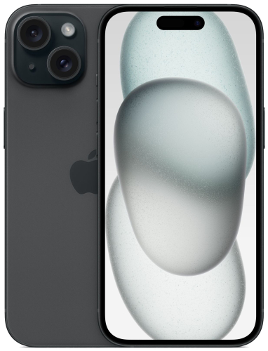 Смартфон Apple A3090 iPhone 15 128Gb черный моноблок 3G 4G 1Sim 6.1