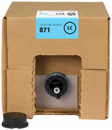 Картридж/ HP 871C 3L Lt Cyan Latex Ink Cartridge (G0Y83C)