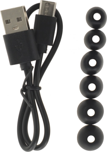 Гарнитура внутриканальные Hyundai Select H-EP203 черный беспроводные bluetooth в ушной раковине (HEP203B) фото 20