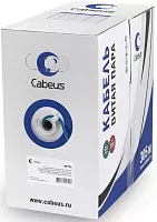 Кабель информационный Cabeus UTP-4P-Cat.5e-SOLID-LSZH-BL кат.5E U/UTP LSZH универсальный 305м синий