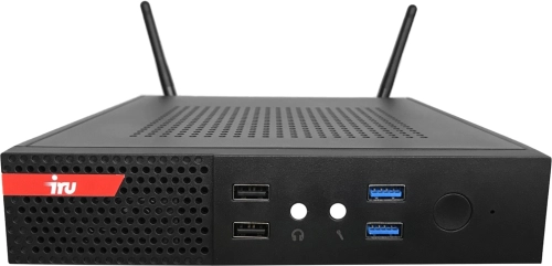 Компьютер IRU Опал 313 slim i3 10100 (3.6) 8Gb SSD256Gb UHDG 630 FreeDOS GbitEth 120W черный (RUS) (2057725)