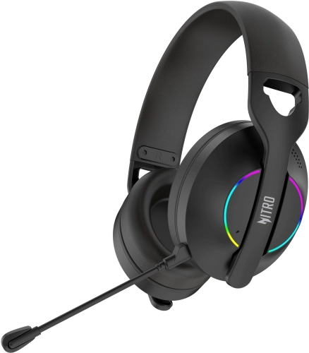 Наушники с микрофоном Acer OHR400 черный 1м мониторные BT/ Radio/ 3.5mm оголовье (ZL.HDSEE.00G)
