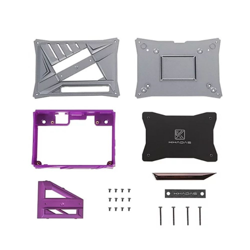 Корпус Khadas DIY Case Purple VIMs DIY Case, Purple Color, with heavy metal plate, KCS-P-001 фото 2