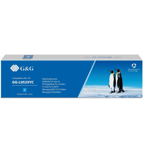 Картридж струйный G&G GG-L0S29YC 245 мл. для HP PW Pro 577/ 552/ Enterprise 556/ 586