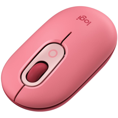 Мышь беспроводная Logitech POP Mouse розовая (910-006548) фото 3
