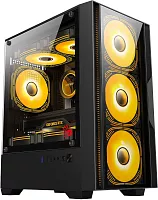 Корпус Bloody CC-123 черный без БП mATX 8x120mm 2xUSB2.0 1xUSB3.0 audio bott PSU (CC-123-BK)