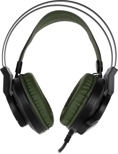 Наушники с микрофоном A4Tech Bloody J450 черный/зеленый 1.8м мониторные оголовье (J450) (J450#MLN) фото 3