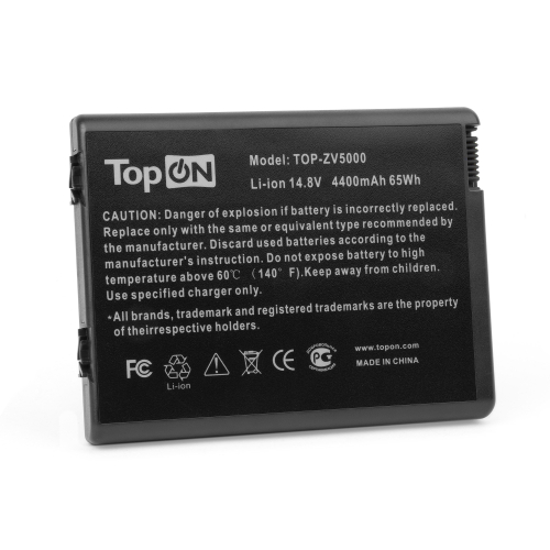 Батарея для ноутбука TopON TOP-ZV5000 14.8V 4400mAh литиево-ионная