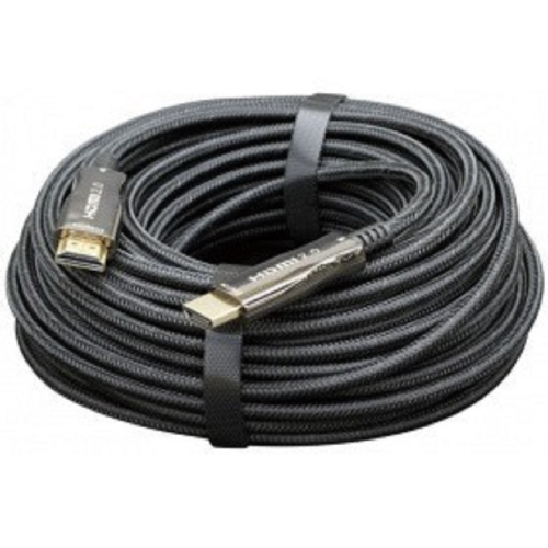 Активный оптический кабель HDMI Cablexpert, 50м, v2.0, 19M/ 19M, AOC Premium Series, позол.разъемы, экран, коробка (CCBP-HDMI-AOC-50M)