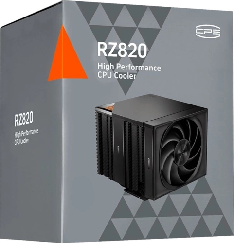 Устройство охлаждения(кулер) PcCooler RZ820 Soc-AM5/ AM4/ 1200/ 1700/ 1851 черный 4-pin Al+Cu 300W Ret (RZ820-BKNWNX-GL) фото 5