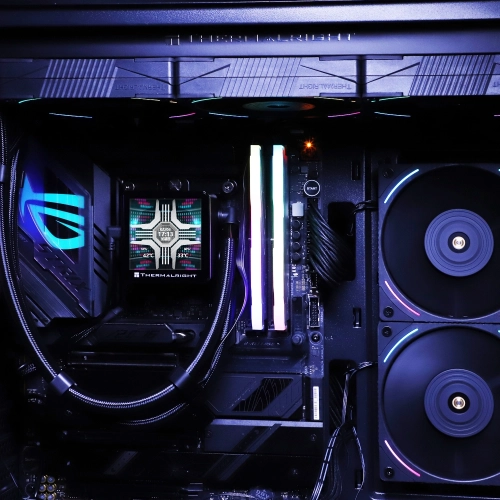 Система водяного охлаждения Thermalright Frozen Vision 360 V2 ARGB Soc-AM5/AM4/1200/1700/1851 черный 4-pin 27dB Al LCD Ret (F-VISION-360-BL-ARGB-V2) фото 5