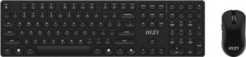 Клавиатура и мышь Keyboard and Mouse MSI FORGE K210 Combo, Wireless, Black (S11-43RU213-Y92)
