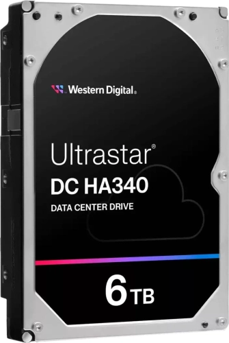 Жесткий диск WD SATA-III 6TB 0B47077 WUS721206BLE6L4 Server Ultrastar DC HA340 512E (7200rpm) 256Mb 3.5 фото 2